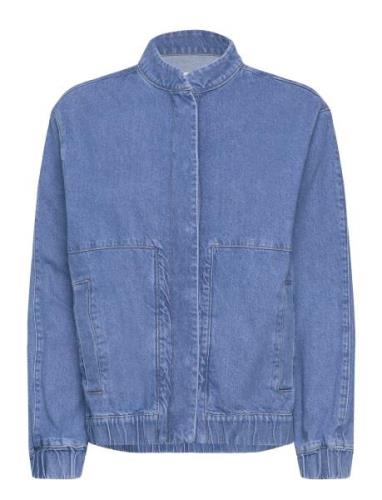 Lr-Frilla Farkkutakki Denimtakki Blue Levete Room