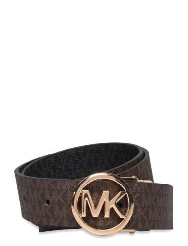 32Mm Rev Mk Logo Bkl Logo To Logo Vyö Brown Michael Kors Accessories