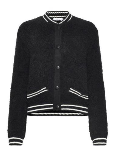 Knitted Bomber Jacket Bombertakki Black Mango