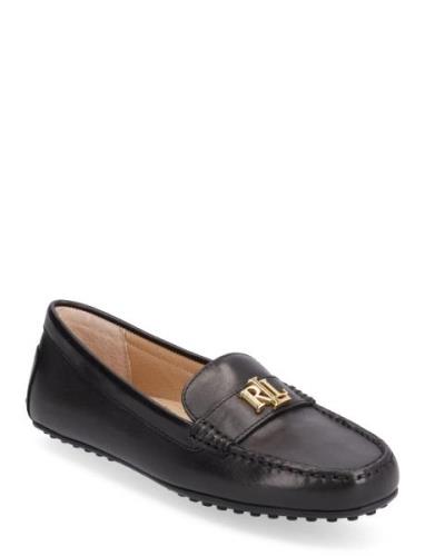 Barnsbury Burnished Leather Driver Loaferit Matalat Kengät Black Laure...