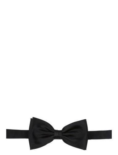 Solid Bow Tie Polyester Rusetti Black Portia 1924