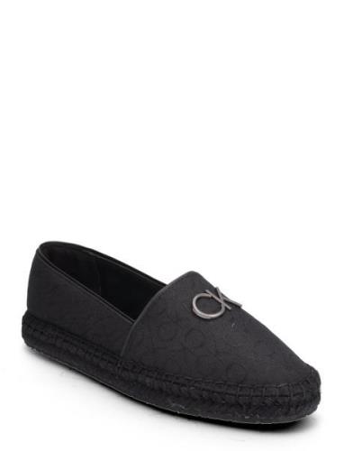 Espadrille W/Hw - Jq Matalat Sandaalit Espadrillot Black Calvin Klein