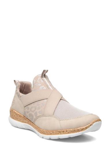 N4259-64 Matalavartiset Sneakerit Tennarit Beige Rieker