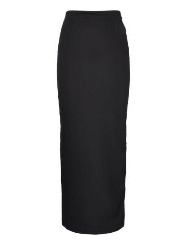 Q-Nova Cut Out Skirt Pitkä Hame Black Calvin Klein