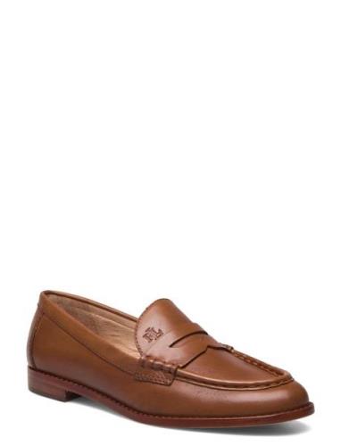 Burnished Calf-Wynnie-Fl-Lfr Loaferit Matalat Kengät Brown Lauren Ralp...