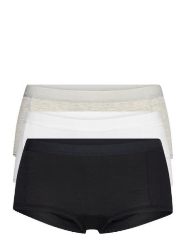 Core Minishorts 3P Hipsterit Alushousut Alusvaatteet Black Björn Borg