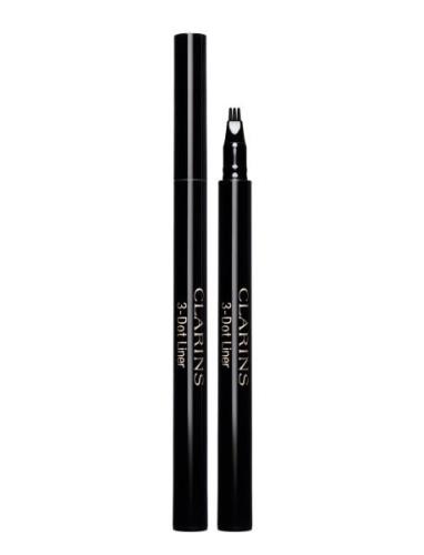 3-Dot Liner 01 Black Eyeliner Rajauskynä Meikki Nude Clarins