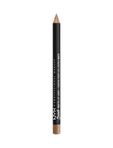 Suede Matte Lip Liner Huulikynä Meikki Beige NYX Professional Makeup