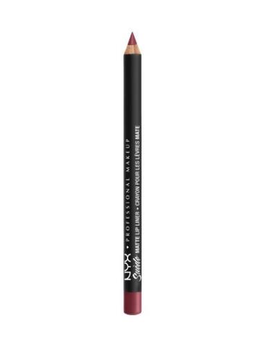 Suede Matte Lip Liner Huulikynä Meikki Red NYX Professional Makeup