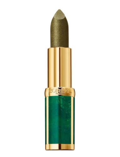 Color Riche X Balmain Glamaz Huulipuna Meikki Green L'Oréal Paris