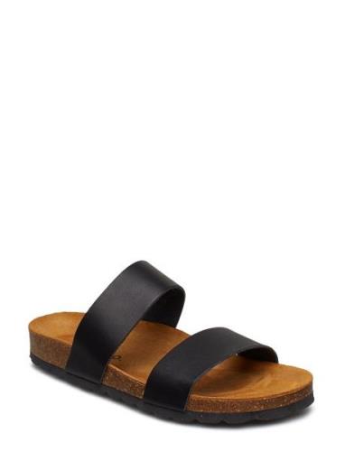 Biabetricia Twin Strap Sandal Matalapohjaiset Sandaalit Black Bianco