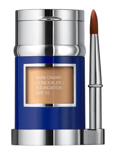 Foundation&Powder Goldenbeige Skin Caviar Spf15 Meikkivoide Meikki La ...