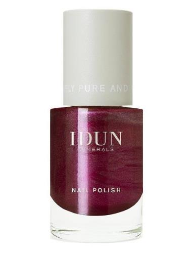 Nail Polish Obsidian Kynsilakka Meikki Purple IDUN Minerals