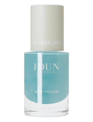 Nail Polish Azurit Kynsilakka Meikki Blue IDUN Minerals