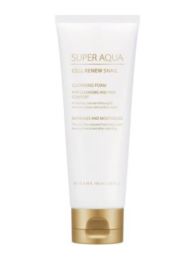 Missha Super Aqua Cell Renew Snail Cleansing Foam Kasvojenpuhdistus Me...