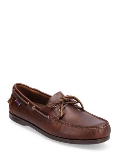 Endeavor Fgl Oiled Waxy Purjehduskengät Kengät Brown Sebago