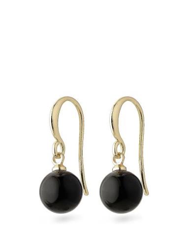 Goldie Black Earrings Korvakoru Korut Black Pilgrim