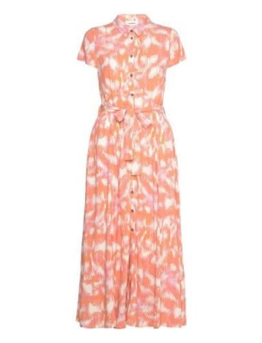 Slarjana Maxi Dress Ss Maksimekko Juhlamekko Orange Soaked In Luxury