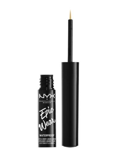 Epic Wear Liquid Liner Eyeliner Rajauskynä Meikki Yellow NYX Professio...