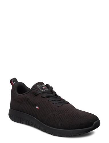 Corporate Knit Rib Runner Matalavartiset Sneakerit Tennarit Black Tomm...