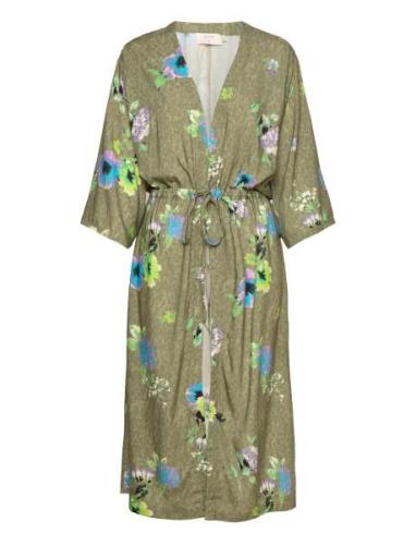 Crbahia Kimono Ev Rantavaatteet Green Cream