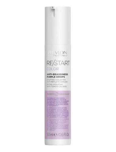 Restart Color Anti-Brassiness Purple Drops Hiustenhoito Nude Revlon Pr...