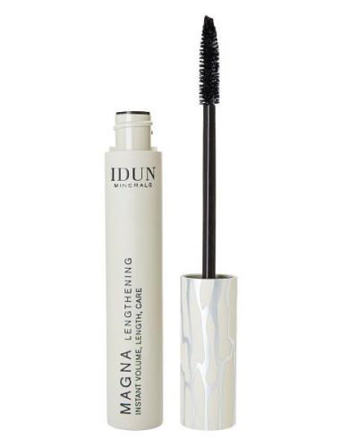 Mascara Magna Lengthening Ripsiväri Maskara Meikki Black IDUN Minerals