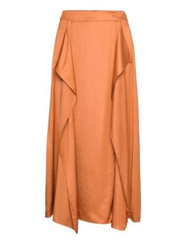 Yulieiw Skirt Polvipituinen Hame Orange InWear