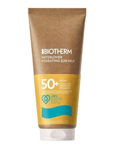 Waterlover Hydrating Sun Milk Spf50 Aurinkorasva Vartalo Nude Biotherm