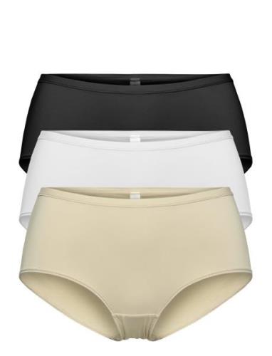 Brief 3-Pack Polly Regular Hipsterit Alushousut Alusvaatteet Lindex