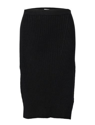 Olivia Skirt Polvipituinen Hame Black Filippa K