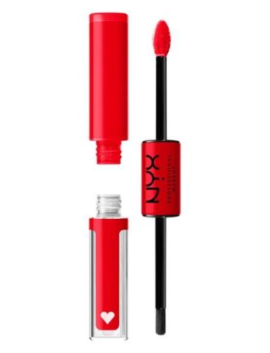 Shine Loud Pro Pigment Lip Shine Huulikiilto Meikki Red NYX Profession...