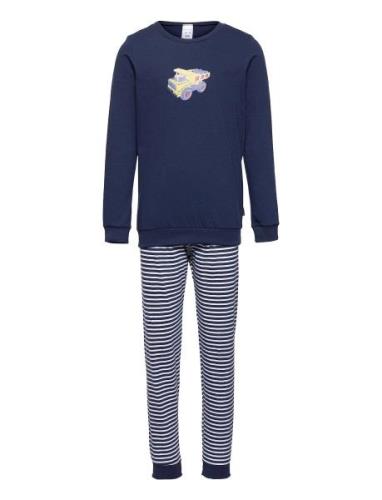 Boys Pyjama Long Pyjamasetti Pyjama Navy Schiesser