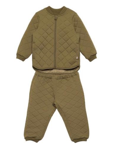 Thermo Set Frey Outerwear Thermo Outerwear Thermo Sets Green Wheat