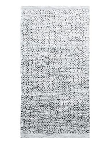 Leather Home Textiles Rugs & Carpets Cotton Rugs & Rag Rugs Grey RUG S...