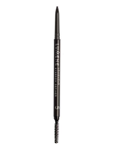 Longwear Eyebrow Definer, 5 Dark Brown Kulmakynä Meikki Brown LUMENE