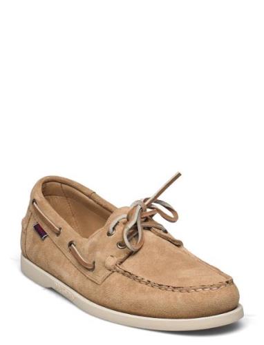 Portland Flesh Out Purjehduskengät Kengät Beige Sebago