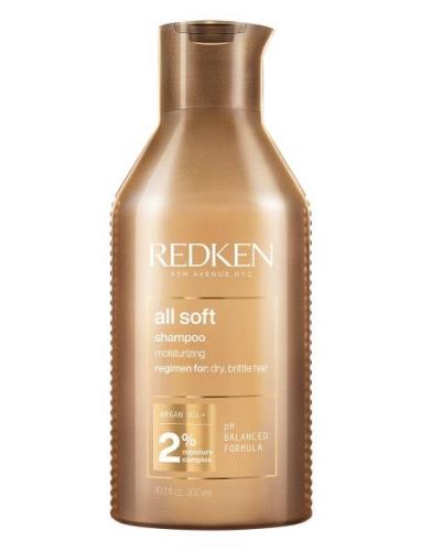 Redken All Soft Shampoo 300Ml Shampoo Nude Redken