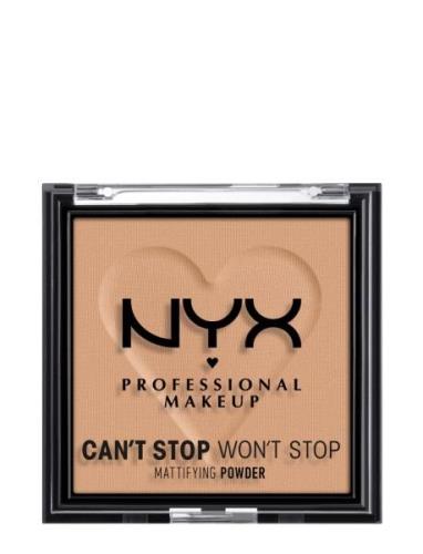 Can’t Stop Won’t Stop Mattifying Powder Puuteri Meikki Brown NYX Profe...