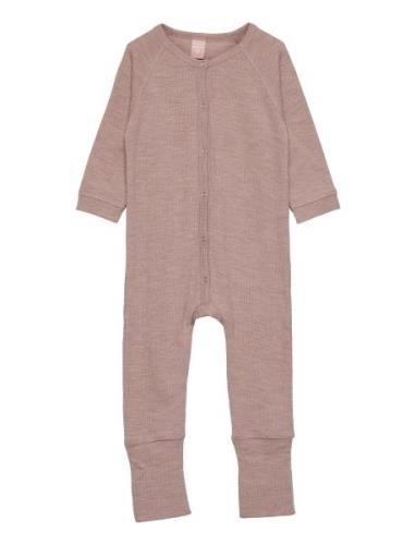 Nightsuit Pyjama Sie Jumpsuit Haalari Pink Smallstuff