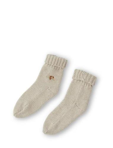 Chaufettes Knitted Socks Havtorn 15-16 Sukat Beige That's Mine