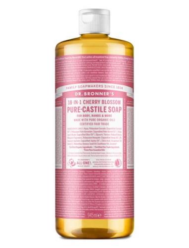 Pure Castile Liquid Soap Cherry Blossom Suihkugeeli Nude Dr. Bronner’s