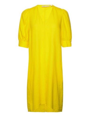 Kikoiw Yanca Dress Polvipituinen Mekko Yellow InWear