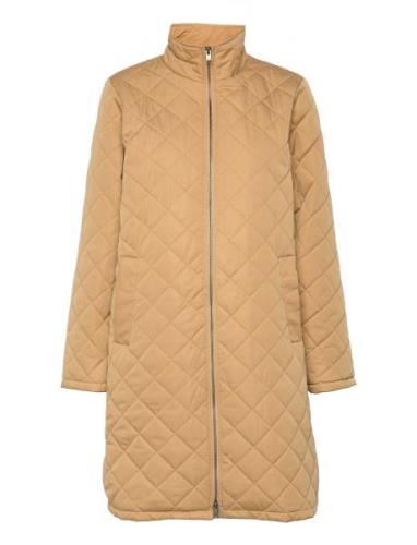 Slffilly Quilted Coat Tikkitakki Beige Selected Femme