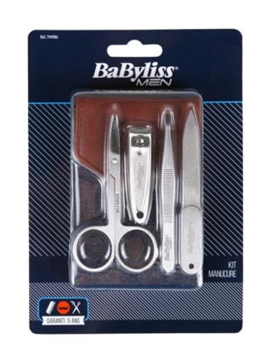 794986 Bbfm Manicure Kit Kynsienhoito Silver Babyliss Paris