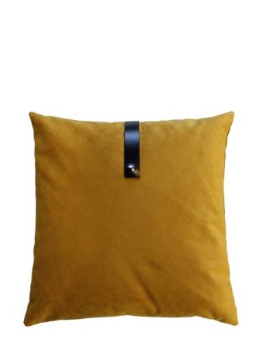 Velour Pudebetræk Home Textiles Cushions & Blankets Cushion Covers Yel...