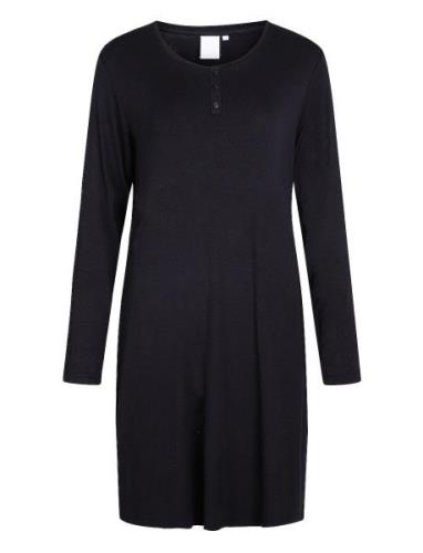 Jacqueline Longsleeved Dress Polvipituinen Mekko Black CCDK Copenhagen