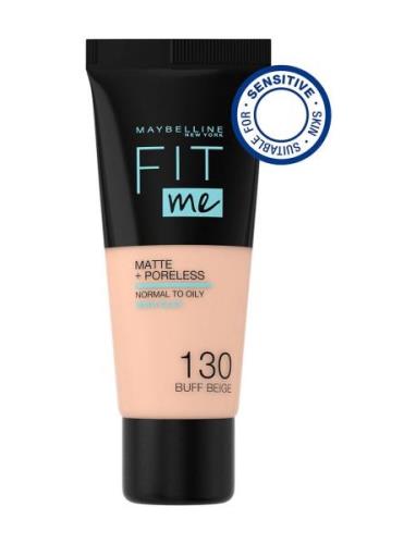 Maybelline New York Fit Me Matte + Poreless Foundation 130 Buff Beige ...