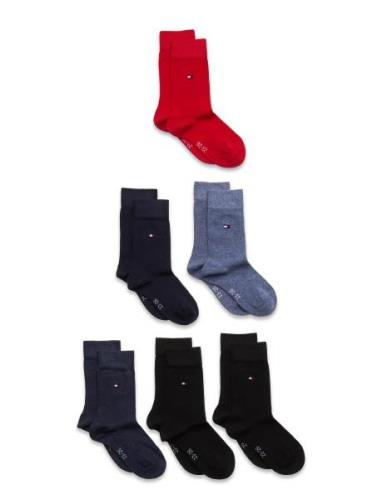 Th Children Sock Th Basic 6P Ecom Sukat Black Tommy Hilfiger