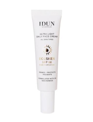 Ultra Light Daily Face Cream Solsken Spf 50 Aurinkorasva Kasvot Nude I...